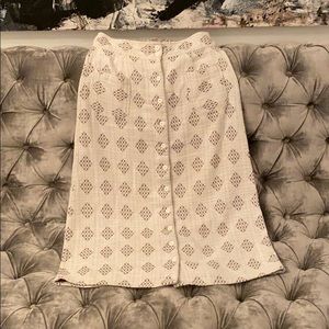 Ace & jig size M button down skirt